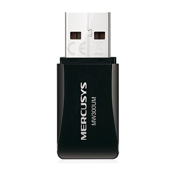 Adaptador USB Wi-Fi Mercusys MR-MW300UM N300 Mini